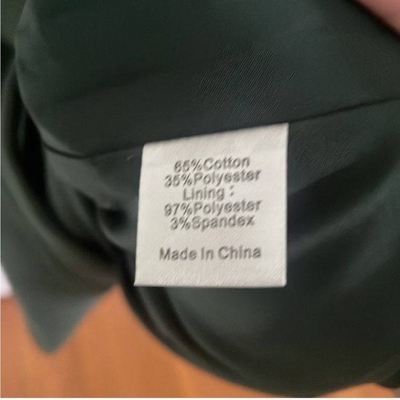 Tuckernuck Forest Green Long Sleeve Square Neck Elle Midi Dress XS *NO BELT* - Picture 5 of 6